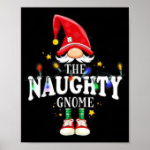 Christmas The Naughty Gnome X-mas Matching Pjs  Poster (Vorne)