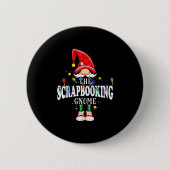 Christmas The Scrapbooking Gnome X-mas Matching Pj Button (Vorderseite)