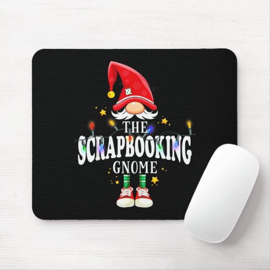 Christmas The Scrapbooking Gnome X-mas Matching Pj Mousepad (Mit Mouse)