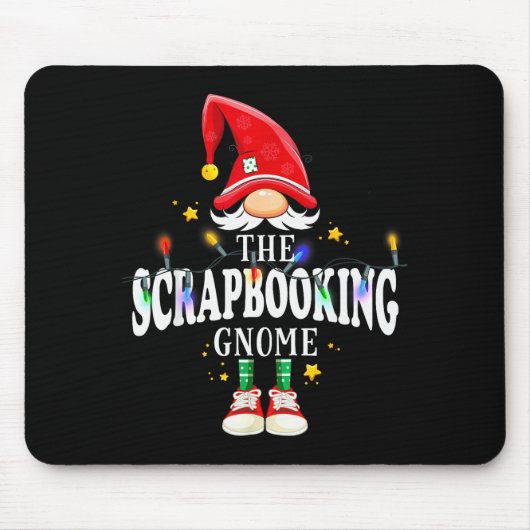 Christmas The Scrapbooking Gnome X-mas Matching Pj Mousepad (Vorne)