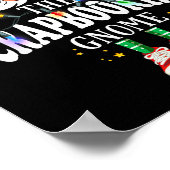 Christmas The Scrapbooking Gnome X-mas Matching Pj Poster (Ecke)