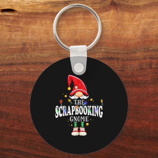 Christmas The Scrapbooking Gnome X-mas Matching Pj Schlüsselanhänger (Vorderseite)