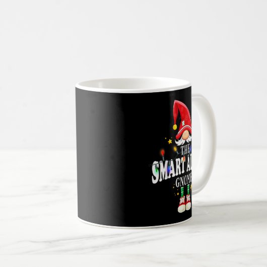 Christmas The Smart Aleck Gnome X-mas Matching Pjs Kaffeetasse (VorderseiteRechts)