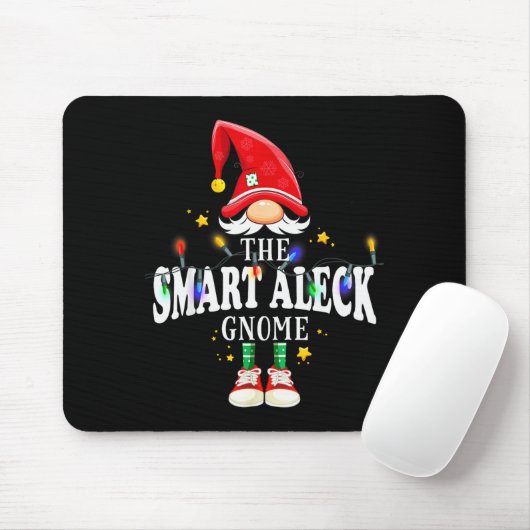 Christmas The Smart Aleck Gnome X-mas Matching Pjs Mousepad (Mit Mouse)