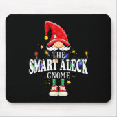 Christmas The Smart Aleck Gnome X-mas Matching Pjs Mousepad (Vorne)