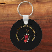 Christmas: The Start of the Cross's Path Schlüsselanhänger (Vorderseite)