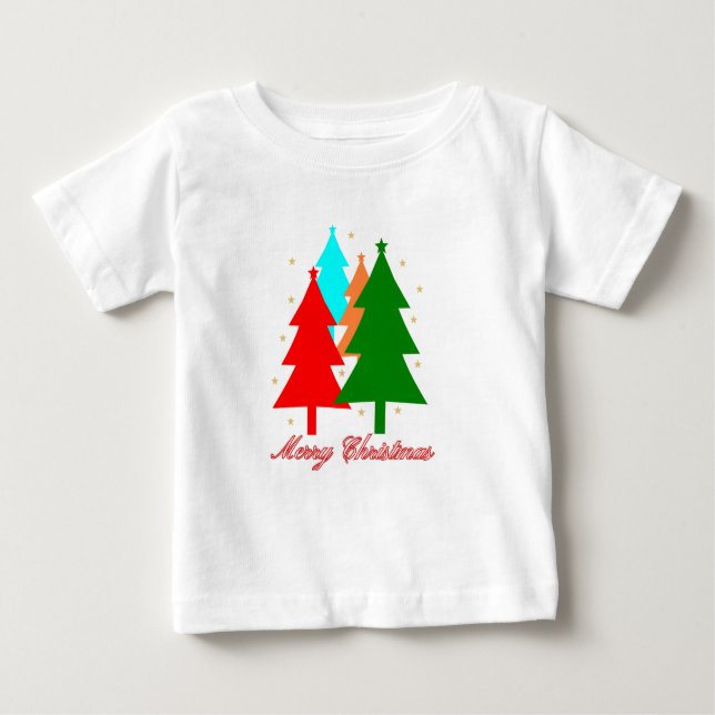 Christmas theme baby shirt (Vorderseite)