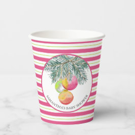 Christmas Theme Baby Shower Paper Cups Pappbecher