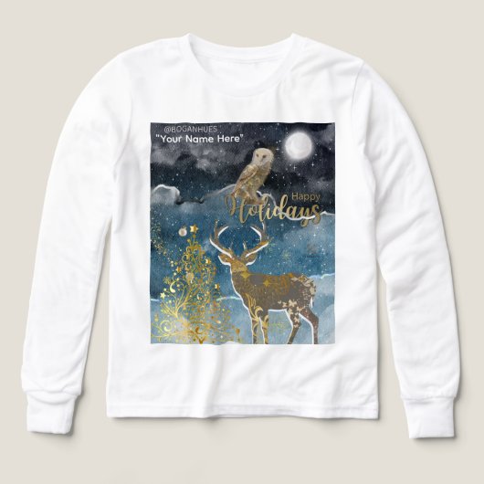 Christmas Theme Boganhues Print (Design Vorderseite)