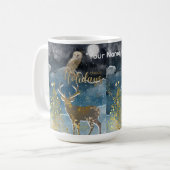 Christmas Theme Boganhues Print Kaffeetasse (Vorderseite Links)