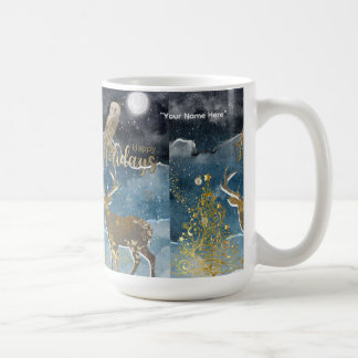 Christmas Theme Boganhues Print Kaffeetasse