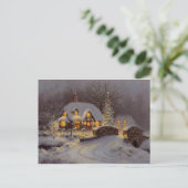 Christmas Theme Feiertagspostkarte (Stehend Vorderseite)