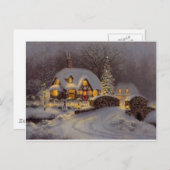 Christmas Theme Feiertagspostkarte (Vorne/Hinten)