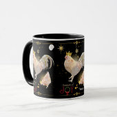 Christmas Theme Luxury Print Boganhues  Tasse (Vorderseite Links)
