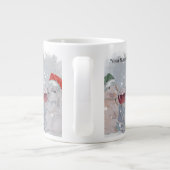 Christmas Theme Pipa & Marlow print Jumbo-Tasse (Rückseite)