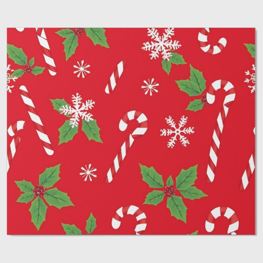 Christmas Theme Wrapping Paper Geschenkpapier (Flach)