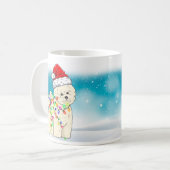 Christmas Themed Niedliche Weihnachtsmannmütze Bic Kaffeetasse (Vorderseite Links)