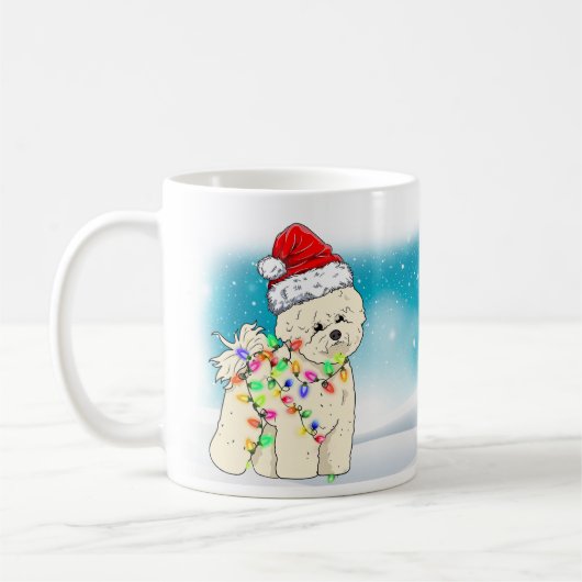 Christmas Themed Niedliche Weihnachtsmannmütze Bic Kaffeetasse (Links)
