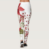 Christmas Themed Poinsettia Leggings (Rückseite)