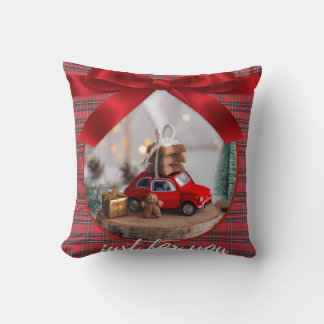 Christmas Throw Cushion - Cozy Holiday Pillow for Kissen