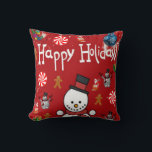 Christmas Throw Pillow Snowman Kissen<br><div class="desc">Weihnachtsbaum Kissen Für jeden ist etwas dabei, das speziell für Sie personalisiert ist, um die Schönheit Ihrer Zuhause oder Ihrer Lieben zu verbessern. Dieses einzigartige Weihnachtskreisschmuck wird Ihre Freunde und Familie beeindrucken. In dieser einmaligen Weihnachtsfeier genießen die Menschen ihre Lieblings-Schokolade oder ihren Kaffee. Während Sie bereits hier sind, können Sie...</div>