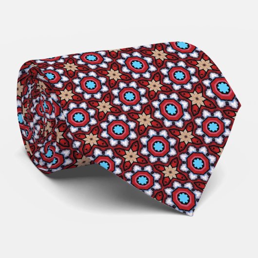 Christmas Throwing Stars Neck Tie Krawatte (Gerollt)