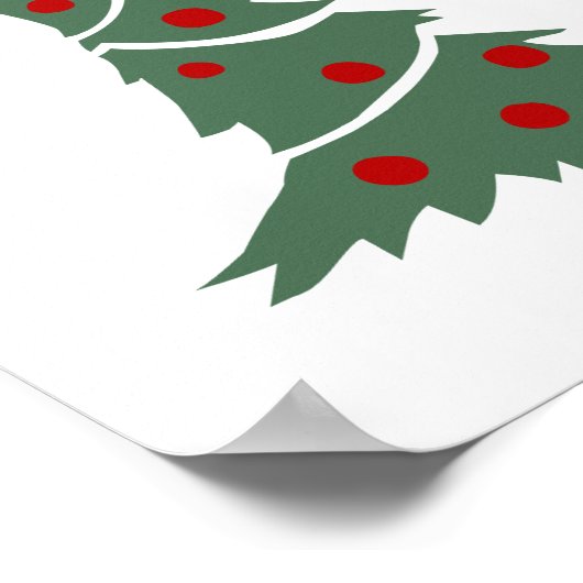 Christmas Tic Tac Toe Poster (Ecke)