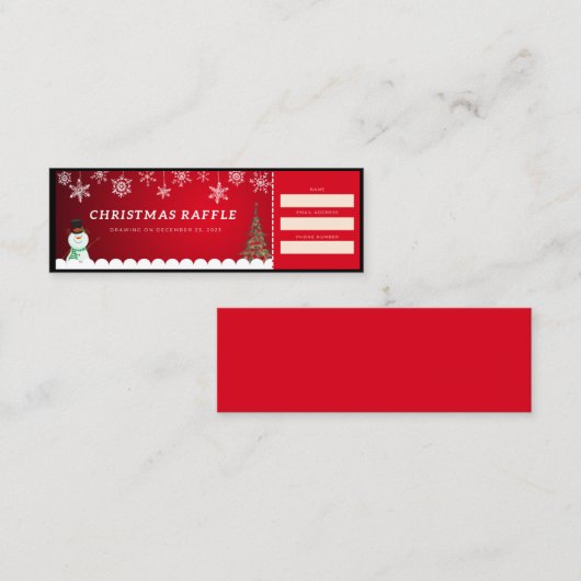 Christmas Tickets & Personalized Holiday Cards (Vorne/Hinten)