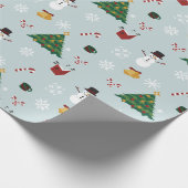 Christmas Time Wrapping Paper Geschenkpapier (Ecke)