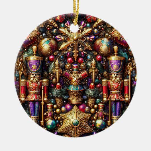 CHRISTMAS ~ Tin Soldiers 19. Jahrhundert ~ Keramik Ornament (Vorne)