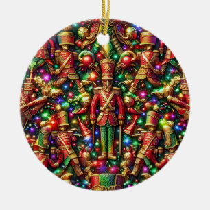 CHRISTMAS ~ Tin Soldiers 19. Jahrhundert ~ Keramik Ornament