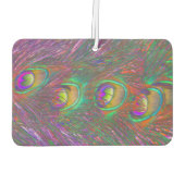 Christmas Tinsel Peacock Feathers Autolufterfrischer (Rückseite)