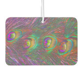 Christmas Tinsel Peacock Feathers Autolufterfrischer (Vorderseite)