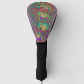 Christmas Tinsel Peacock Feathers Golf Headcover