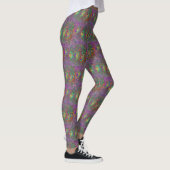 Christmas Tinsel Peacock Feathers Leggings (Rechts)