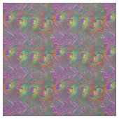 Christmas Tinsel Peacock Feathers Stoff (Muster)