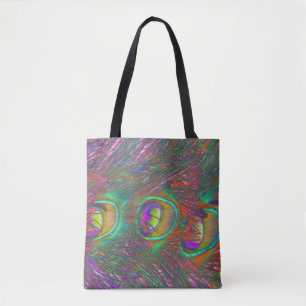 Christmas Tinsel Peacock Feathers Tasche