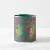 Christmas Tinsel Peacock Feathers Tasse (Zentrum)