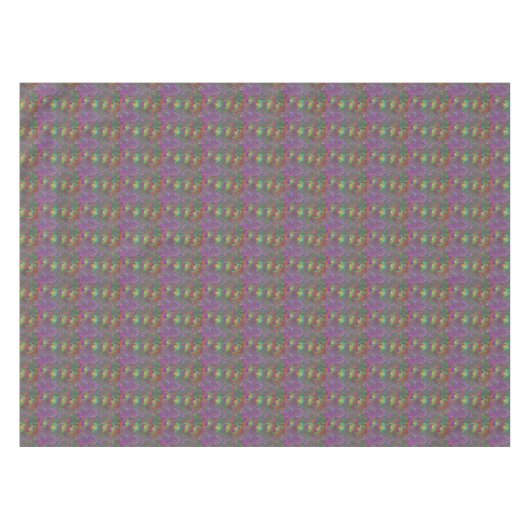 Christmas Tinsel Peacock Feathers Tischdecke (Vorderseite (Horizontal))