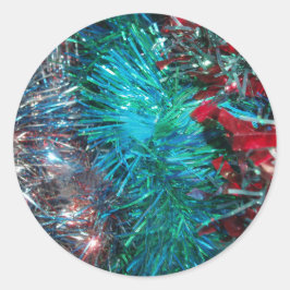 Christmas Tinsel Stickers