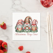 Christmas Tiny Crew Holiday Gnome Serviette (Beispiel)