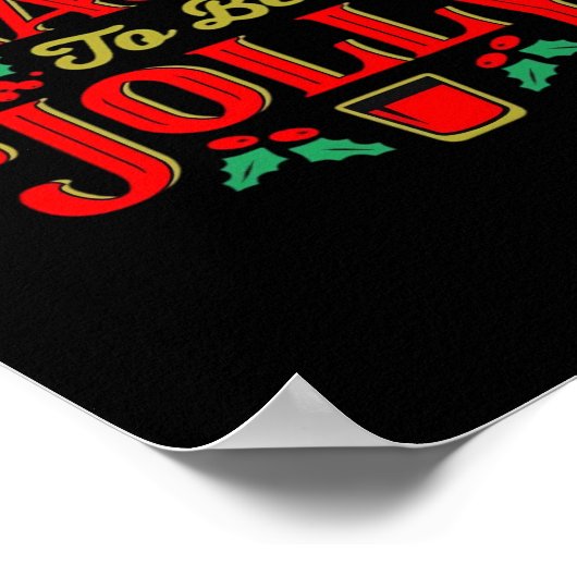 Christmas Tis The Season Poster (Ecke)