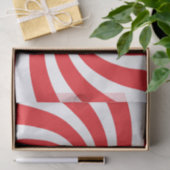 Christmas Tissue Paper Peppermint Candy Cane Swirl Seidenpapier (Geschenk)