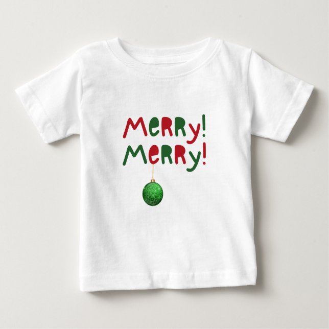 Christmas Toddler Tee with Cute Saying  (Vorderseite)