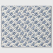 Christmas toile geschenkpapier (Flach)