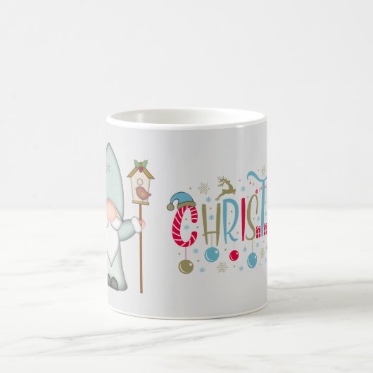 Christmas Tomte Gnome Kaffeetasse (Mittel)