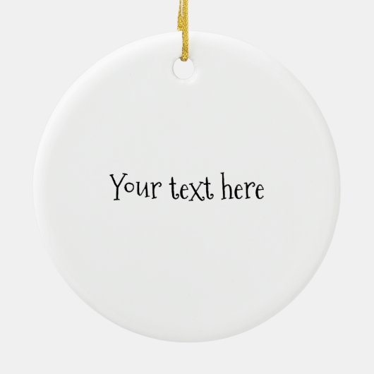 Christmas Tomte Gnome Keramik Ornament (Hinten)