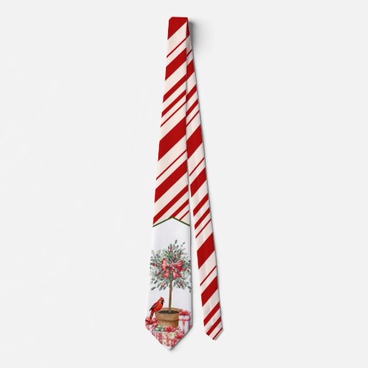 Christmas Topiary Neck Tie Krawatte (Vorderseite)
