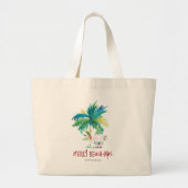 Christmas Tote Bags Unique Tropical Design Jumbo Stoffbeutel (Vorne)