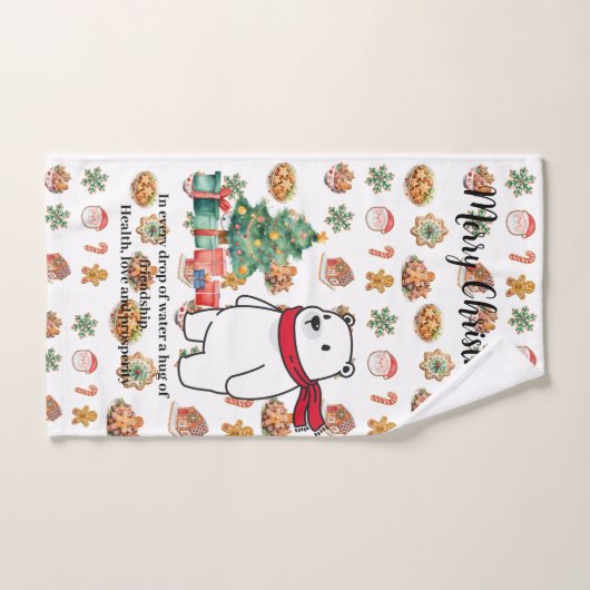 CHRISTMAS TOWEL BADHANDTUCH SET (Handtuch)